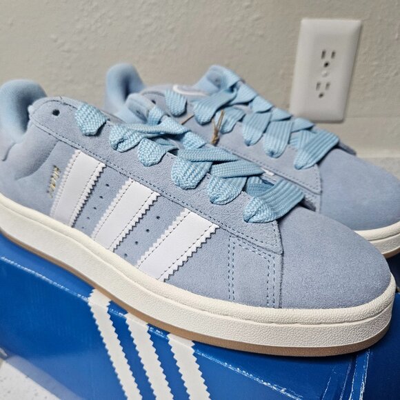 Adidas Campus 00s Clear Sky Blue White Size 9 Mens/10 Womens New (Damaged Box) - Picture 1 of 9